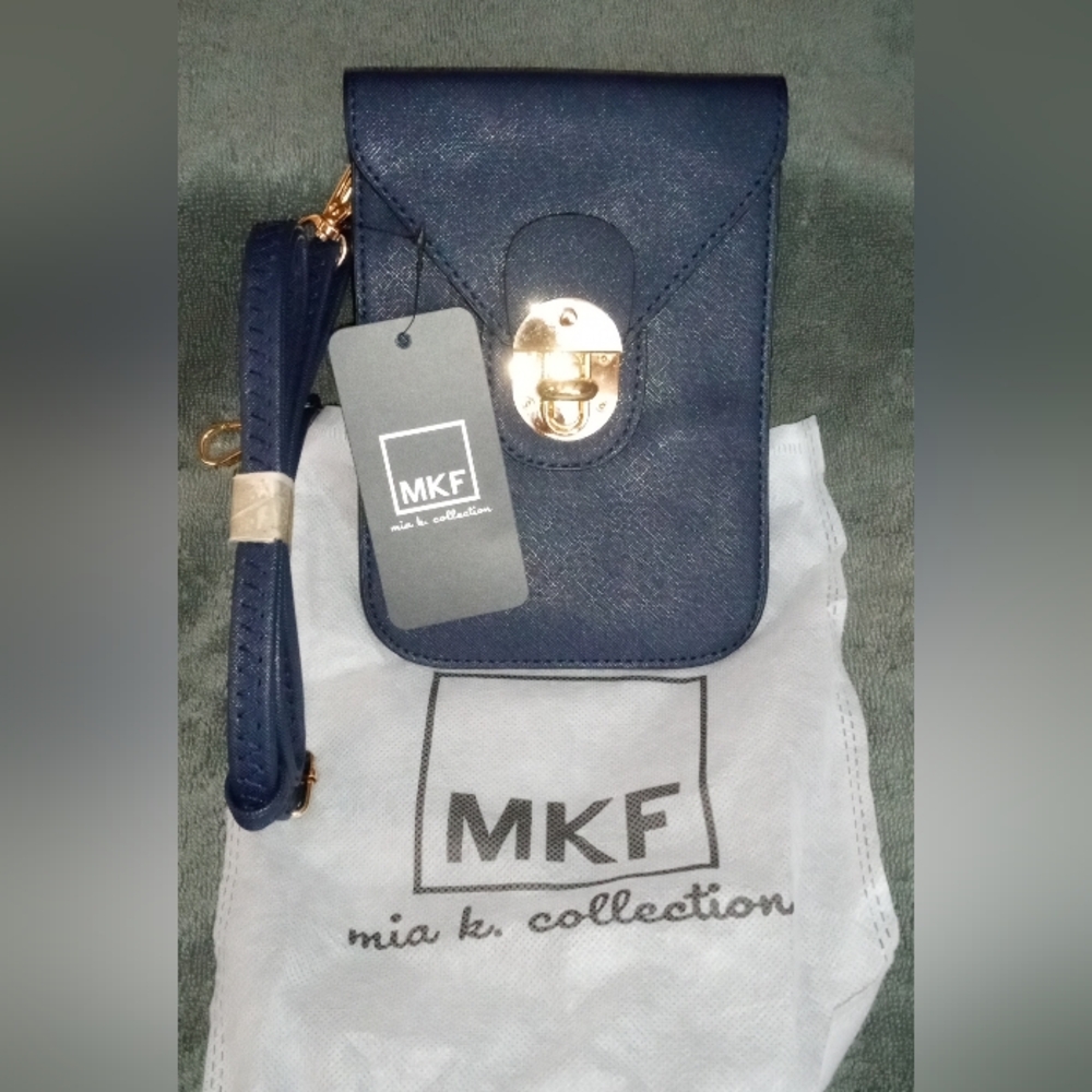 NWT- MKF Crossbody (navy blue or black)